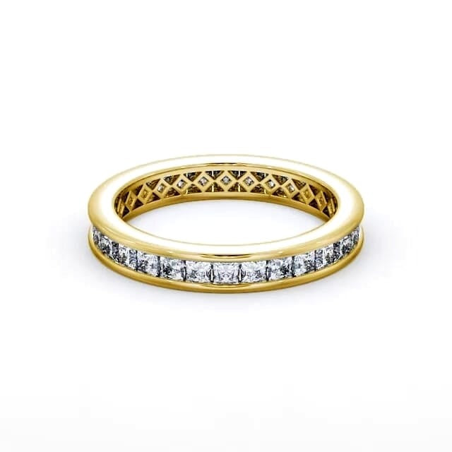 Hazel Princess Lab Diamond Channel Set Ring